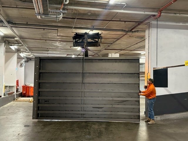 hydraulic-swing-barrier-install